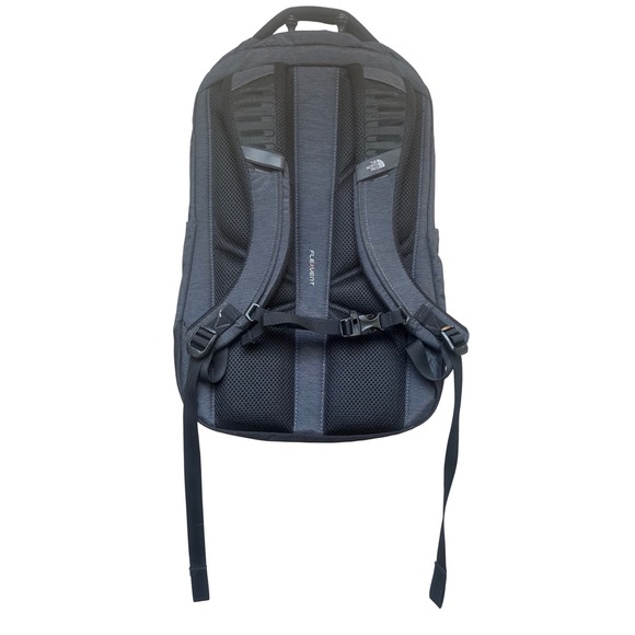 The North Face Vault Backpack Gray Pink Laptop School Travel Bag - Picture 5 of 7